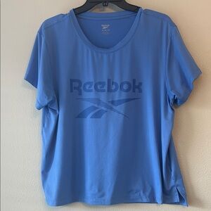 Reebok Women's Sky Blue Short Sleeve Tee Size XL
